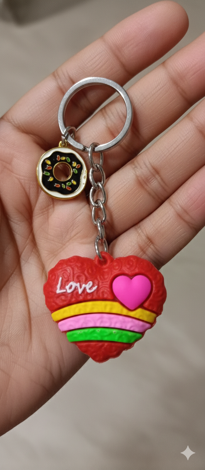 Rainbow Heart Chain