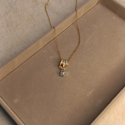 Blue Charm Necklace