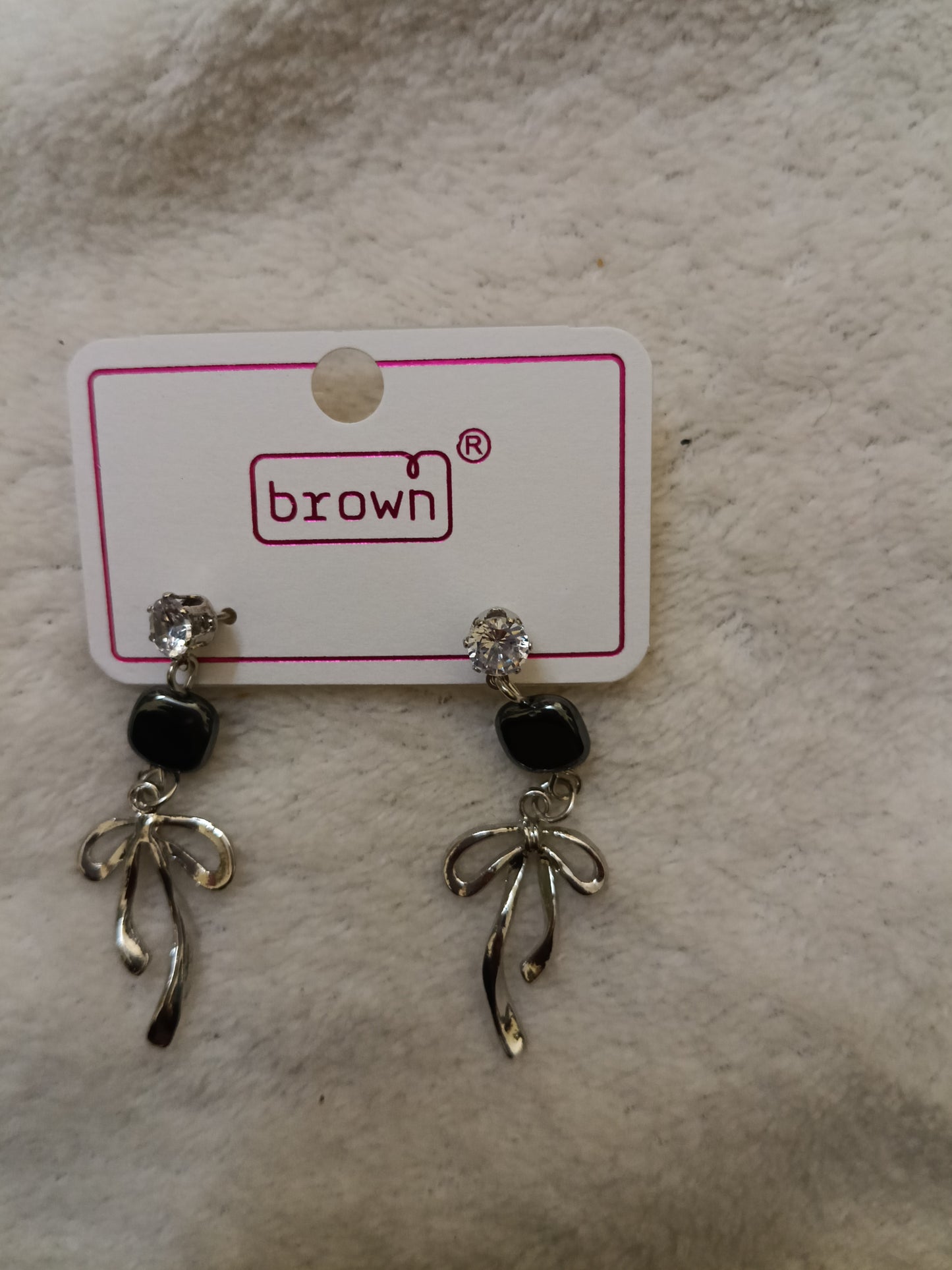Bow Drop Earrings