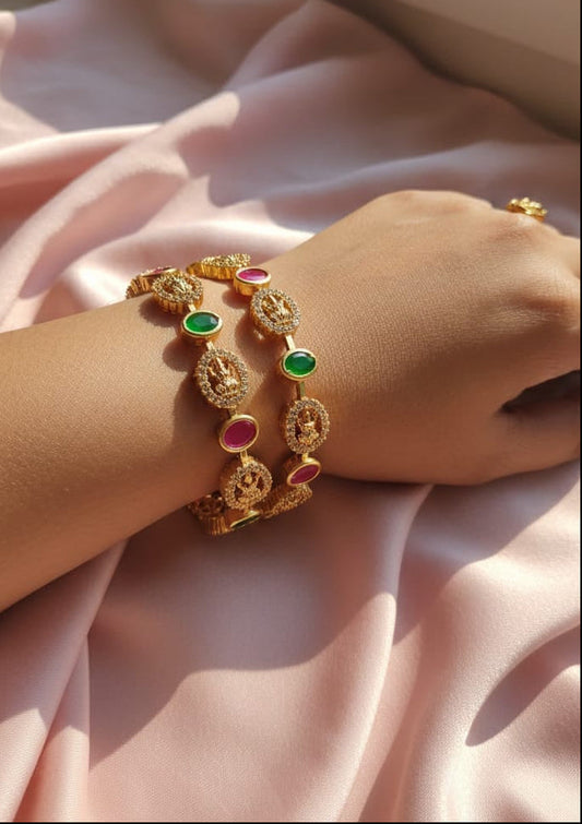 Divine Lakshmi Navaratna Bangles