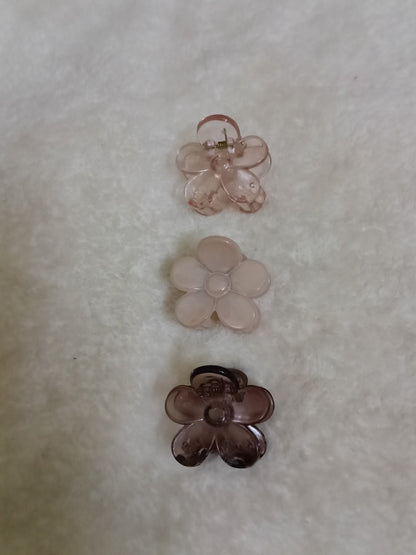 Small Transparent flower Claws