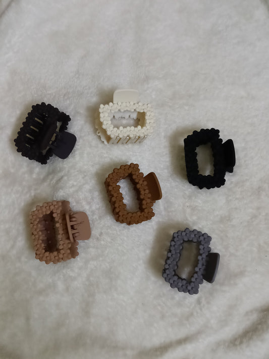 Flower border rectangular matte Claw
