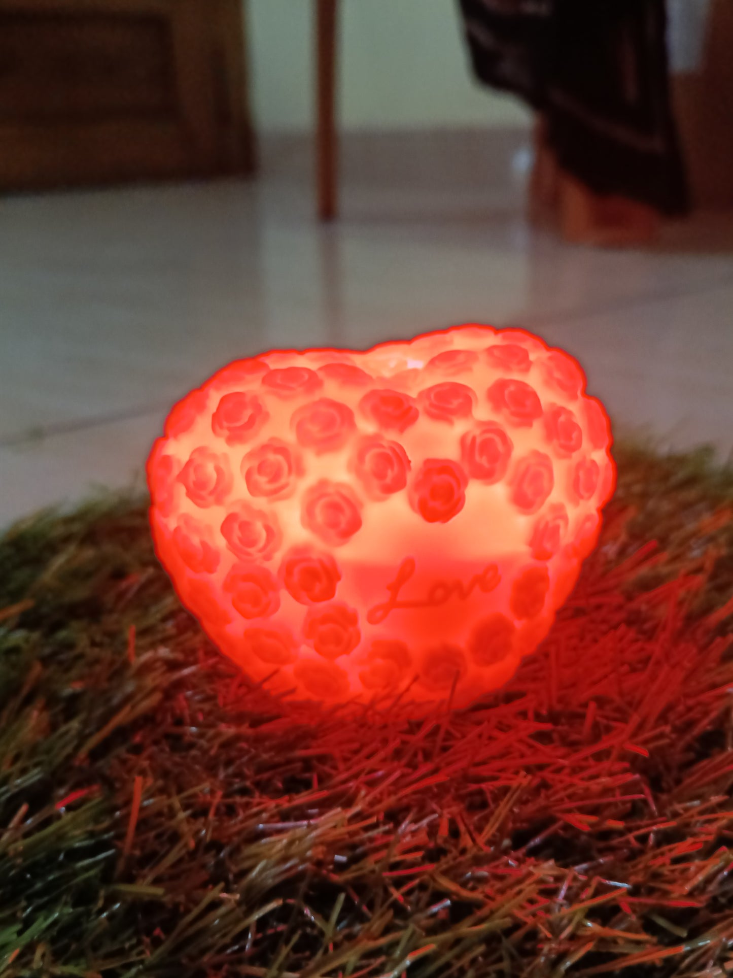 Heart Shaped Rose Light