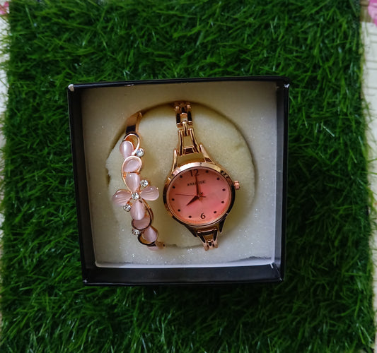 Rose Quartz Blossom Set