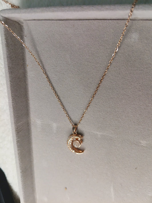 Crystal Moon necklace