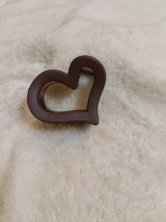 Matte Heart Claw - Brown