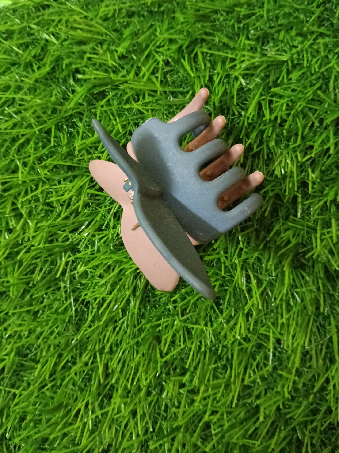 Two Toned Blue and Pink Butterfly Matte Claw