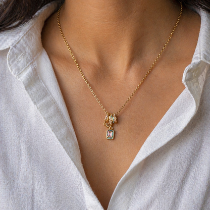 Blue Charm Necklace