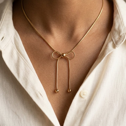Classic Bow Necklace
