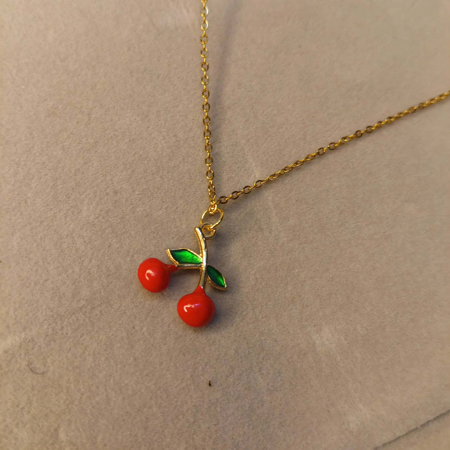Classic Cherry Necklace