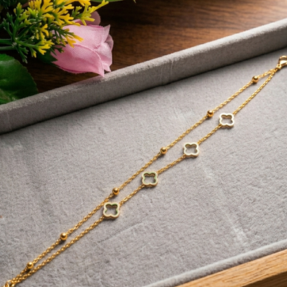 Clover Layered Bracelet