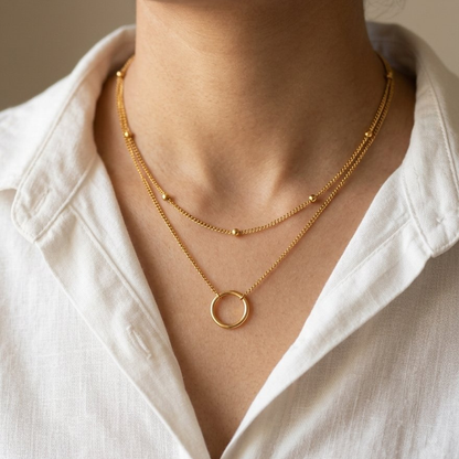 Dual Layered Hoop Chain
