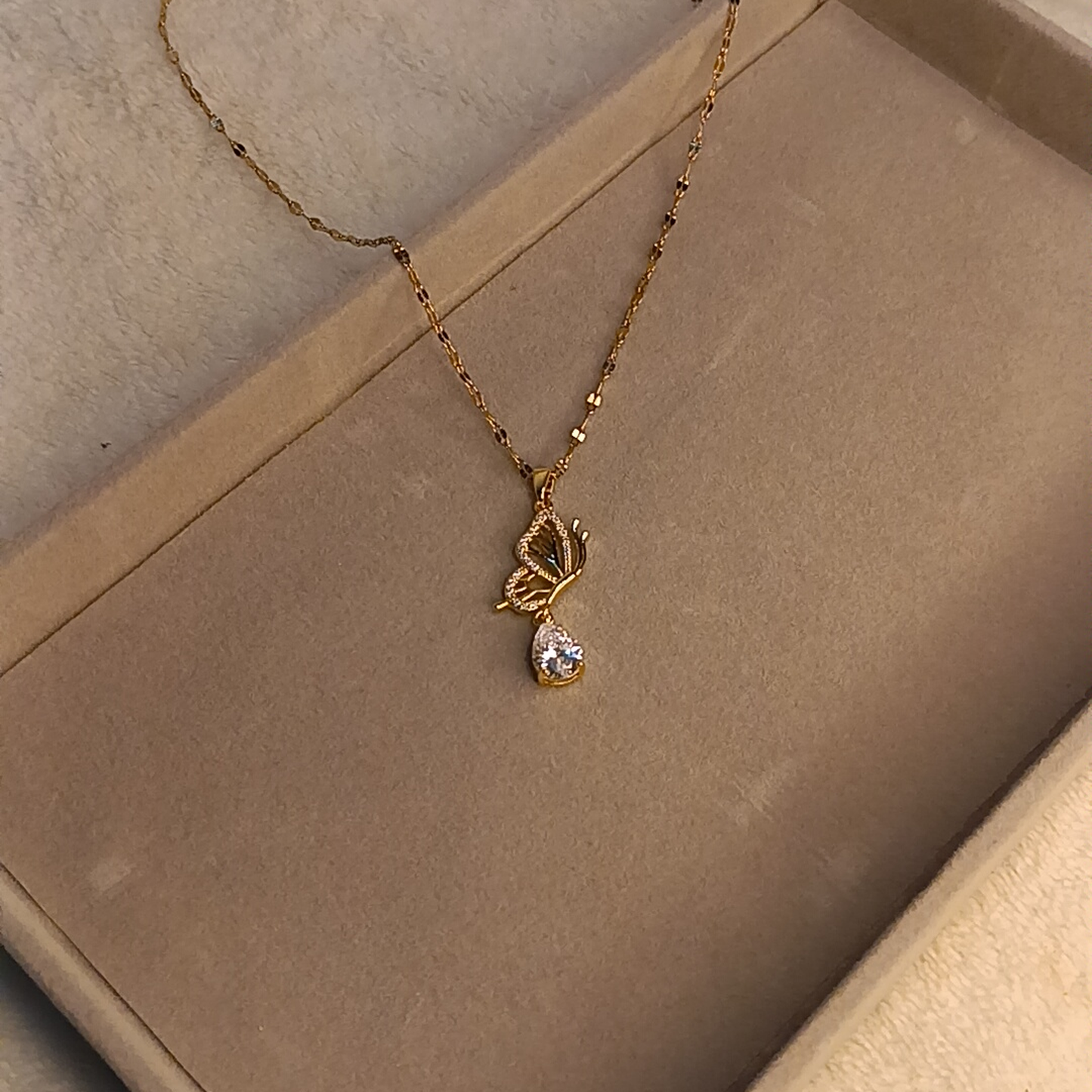 Flying Butterfly Necklace