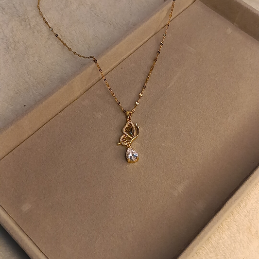 Flying Butterfly Necklace