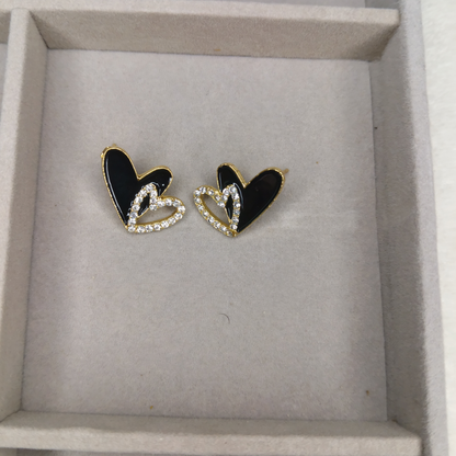 Dual Heart Stud