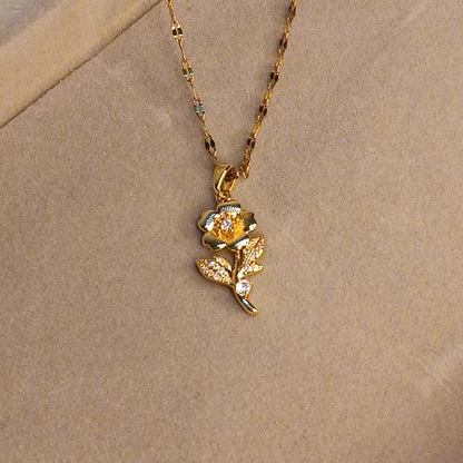 Rose Flower Necklace