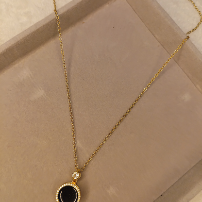 Rotating Circle Necklace
