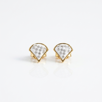 Crystal Fan stud