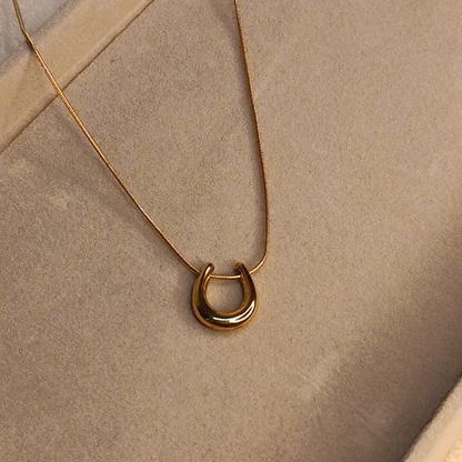 Oval Hoop Necklace