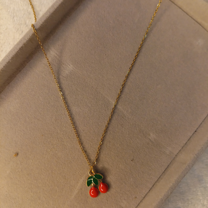 Two Cherry Blossom Necklace
