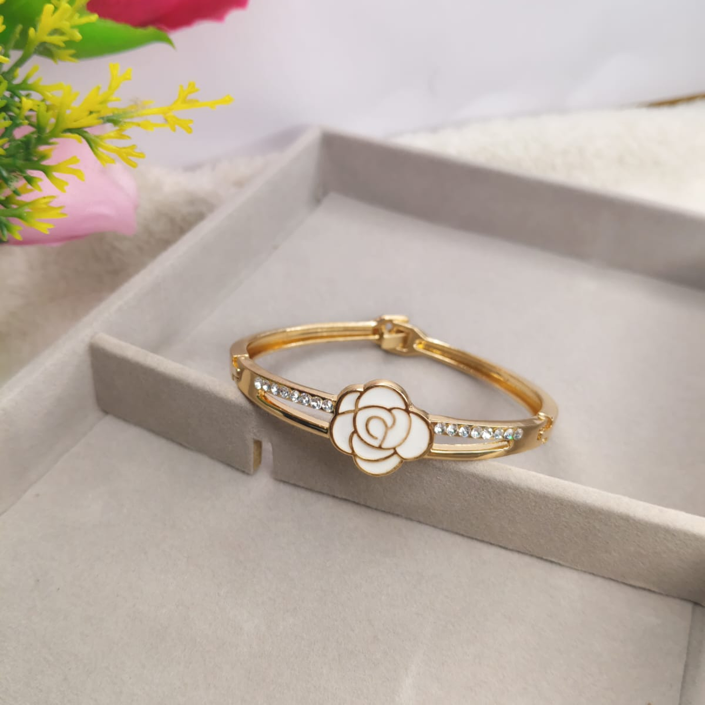 White Rose Bracelet